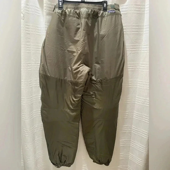Patagonia micro puff army green pants full leg zip - Picture 6 of 9